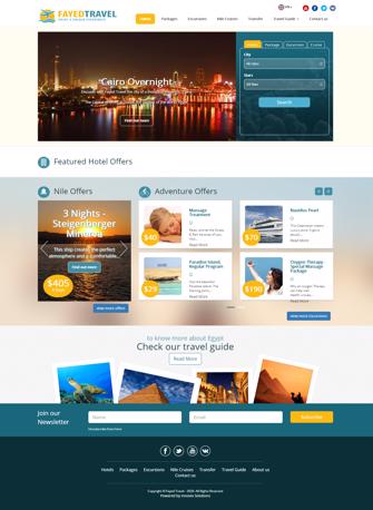 Fayed Travel Agency Website